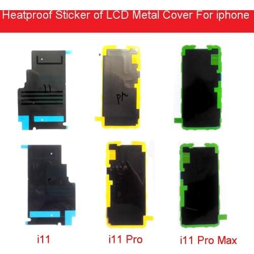 Heatproof Sticker Glue On Display LCD Metal Cover For iPhone 11/11 Pro /11 Pro Max Insulation Heat Sink Dissipation Repair Parts