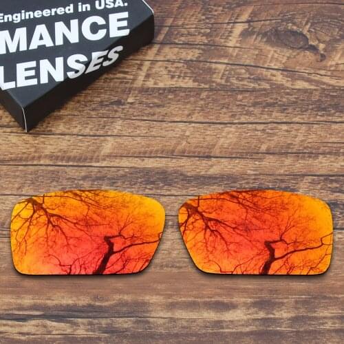 ToughAsNails Polarized Replacement Lenses for Oakley Gascan Sunglasses Fire Red Mirrored (Lens Only)
