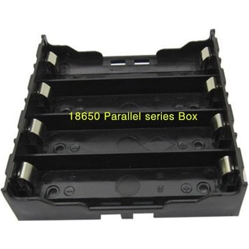 18650 Parallel series Power Box 14.8V Universal Welding on PCB Pin spacing 19 mm battery Connector box case holder