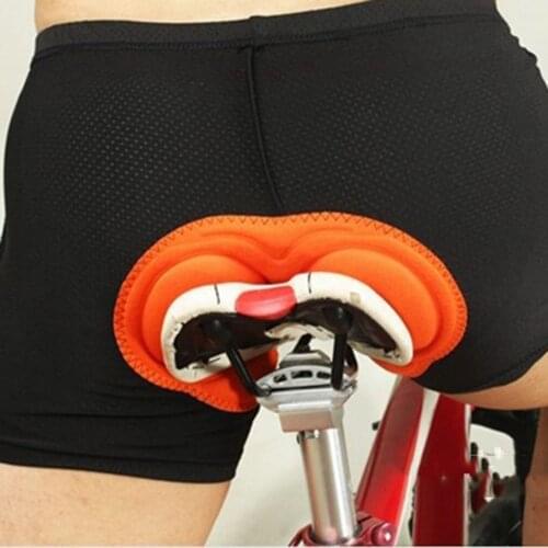 Men Women 3D Padded Quick Dry Bike Underwear Shockproof Thick Silicone Sponge Cushion Breathable Mesh Bicycle Cycling Shorts
