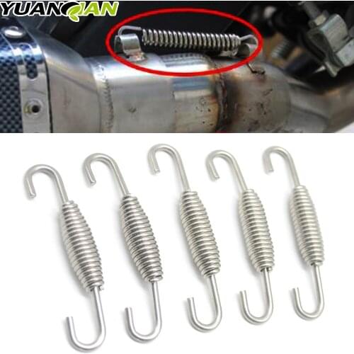 Motorcycle Exhaust Middle Pipes Springs Stainless Steel For HONDA CBR 400 cbr600 CBR900RR CBR250R CBR1000RR