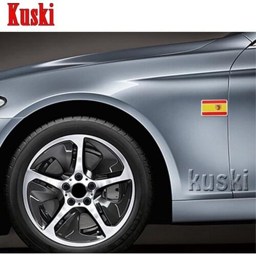 1Pcs Car Styling Stickers For Spain For Audi A3 A4 B6 B8 B7 B5 A6 C5 C6 Q5 A5 Q7 TT A1 S3 S4 S5 S6 S8 Accessories