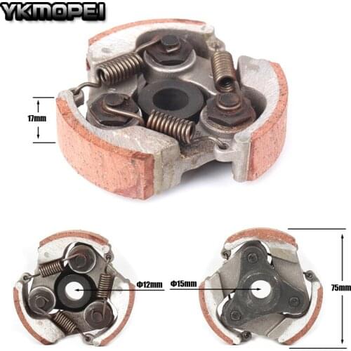 2 Stroke 47cc 49cc Minimoto Centrifugal Clutch alloy Mini Moto Dirt Bike Atv Quad 3 Shoe Spring