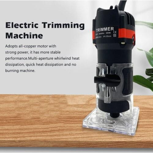 800W Woodworking Electric Trimming Machine Electromechanical Wood Milling Engraving Slotting Machine Brush Motor Wood Router