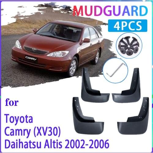 Car Mud Flaps for Toyota Camry 30 XV30 2002~2006 2003 2004 2005 Mudguard Splash Guards Fender Mudflaps Auto Accessories