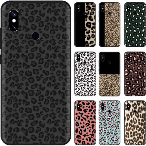 Leopard Print Pattern Phone Case For Xiaomi Redmi 4x 5 plus 6A 7 7A 8 mi8 8lite 9 note 4 5 7 8 pro
