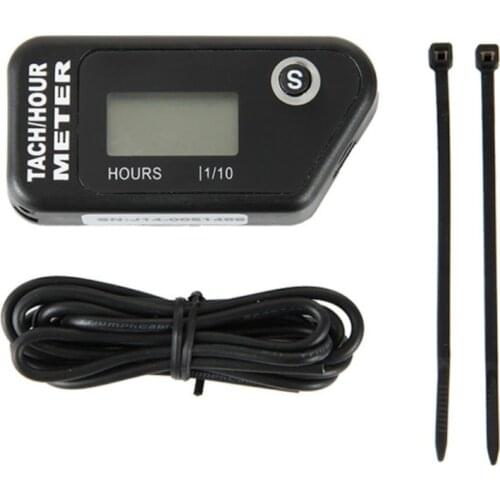 Hour Meter Digital Tachometer for Outboard Motor Lawn Mower Motocross motorcycle marine chainsaw pit bike HM016R