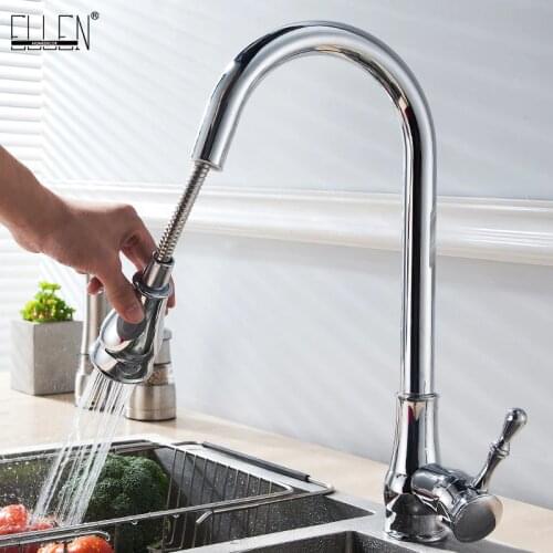 ELLEN HOMEDECOR Pull-out Kitchen Faucets