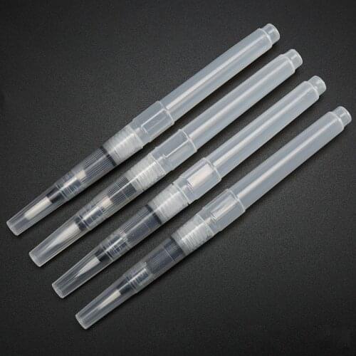 Office Stationery Water Brush Plastic Handle 1 Pcs Ink Pens Refillable Water Brushes Calligraphy Drawing Art Supplie