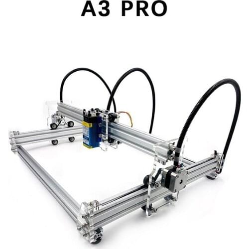Domestica A3 Pro Mini Laser Cutting Machine 5500wm/3500wm/5500mw/7w/15w Laser DIY Laser Head Machine Engraver Wood Cutting PWM