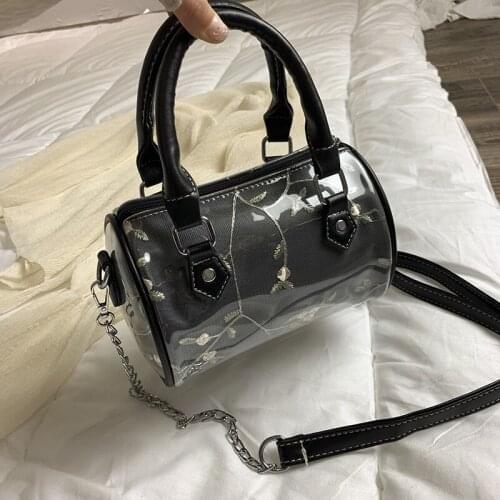 Embroidered fashion womens crossbody bag 2019 new winter ladies shoulder bag high quality leather handbag party bag discount