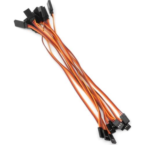 New 10Pcs 200mm Extension Servo Wire Lead Cable For RC Futaba JR 20cm Male to Female