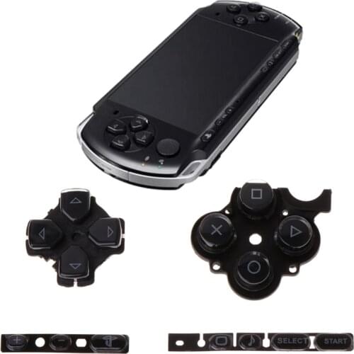 New Control Left Right Home Start Keypad Set Buttons Kit Replacement for PSP3000