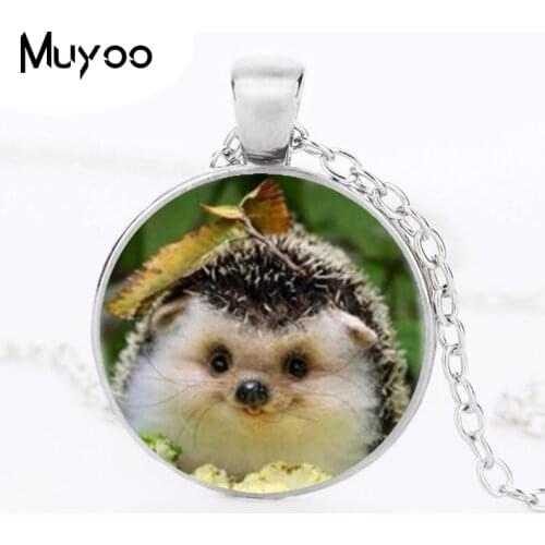 Pendant Necklace Long Chian Statement Handmade Vintage Hedgehog Necklace For Women HZ1