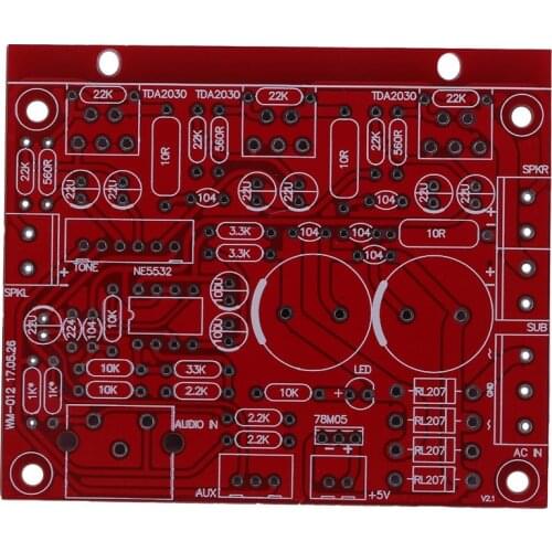 Tda2030A 2.1 Super Bass 2.1 Subwoofer Amplifier Board Three-Channel Speaker Audio Amplifier Board