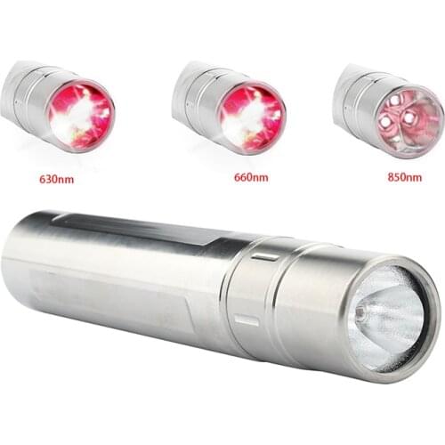 Portable Led Near Infrared Infra 850nm Handheld Medical Lamp 630nm 660nm Red Light Therapy Torch Relieve Joint Pain