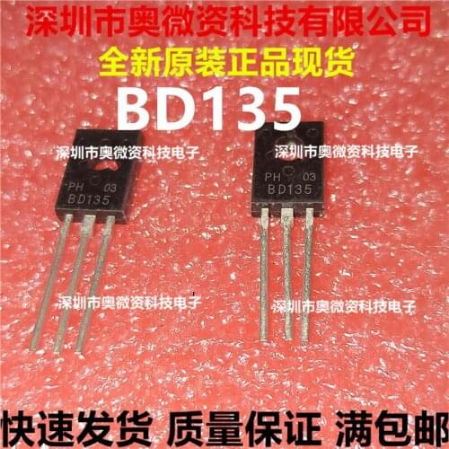 100% Original In Stock New BD135 NPN 1.5A/45V TO-126