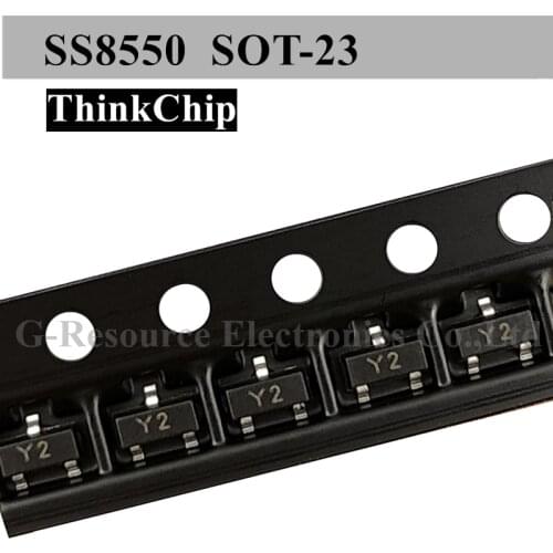 1000 pcs) SS8550/MMBT8550 8550 SOT-23 SMD PNP Signal transistor triode 800MA 1.2A 1.5A (Marking Y2)