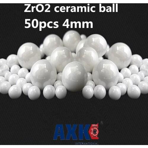2019 Limited Real Eccentric Rodamientos Axk 50pcs 4mm Zro2 Ceramic Balls Zirconia Used In Bearing/pump/linear Slider/valvs G5