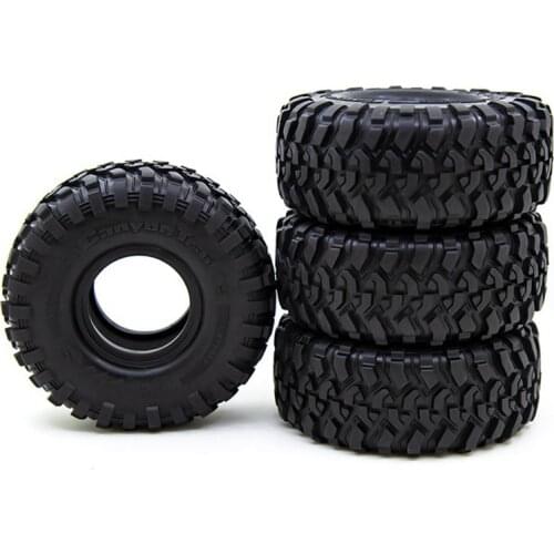 4PCS 118mm Rubber 1.9 Inch Wheel Tire Tyre for 1:10 RC Crawler Car Axial SCX10 90046 AXI03007 Traxxas TRX4 D90 D110