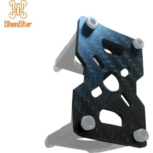 ShenStar 4pcs Carbon Fiber Motor Fixed Seat Plate for DIY 4Axis Quadcopter RC Drone Frame Clamp Mount 12mm/16mm/20mm/25mm/30mm