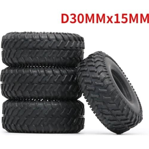 4PCS Off-road Tire 30mm Diameter Suitable For 15mm Wheels Orlandoo Hunter Mini Climbing Car