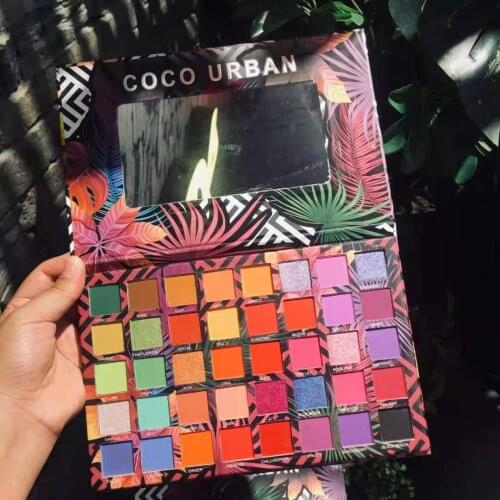 40 Colors eyeshadow palette Matte Glitter Eyeshadow Palette High-gloss Glitter Pearlescent Matte Eye Shadow Neon Eye Pigments