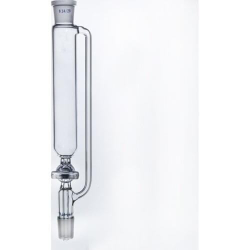50ml 24/29 Joint Lab Pressure Equalizing Drop Funnel Column With Glass Stopcock