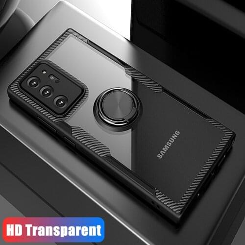 Transparent Case For Samsung Galaxy S20 FE S10 S9 Plus Lite Ultra Magnet Case Cover For Samsung Galaxi Note 20 10 Lite Ultra 9