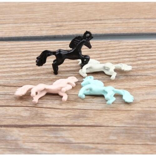 Hot Sale New 20pcs DIY fashion charms gift Paint horse alloy pendant making bracelet necklace clothing jewelry Accessories