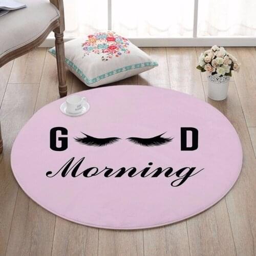 Fashion Eyelashes Carpet Balcony Corridor Non-slip Entrance Door Mat Childrens Play Mat Bedroom Decoration Rug Tatami Rug