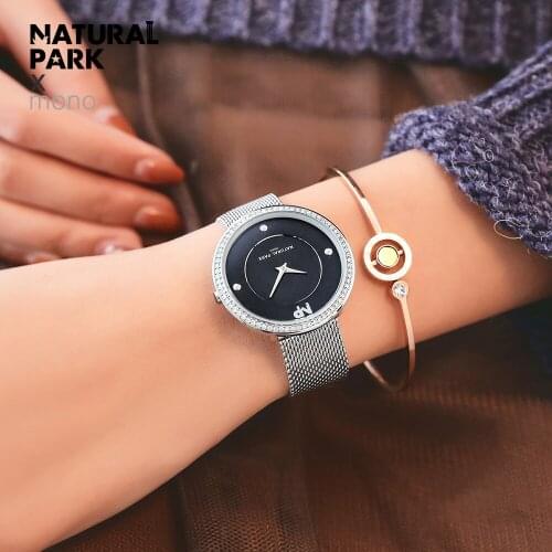NATURAL PARK Ladies Watch Stainless Steel