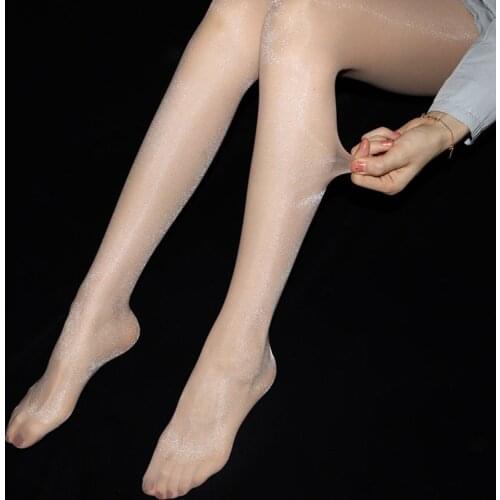 2021 New Women Ladies Sexy Charming Shiny Pantyhose Glitter Stockings Womens Glossy Thin Seamless Tights 10D Hot Sale