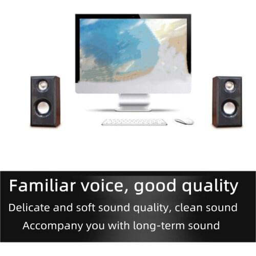 New wooden small speakers USB2.0 mini stereo multimedia desktop laptop speakers perfect sound quality