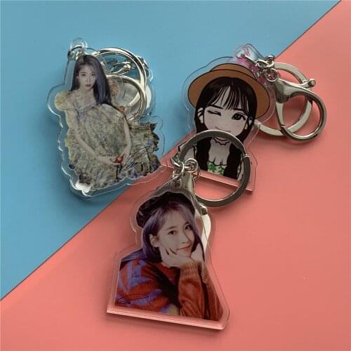 Related Products IU Adorkable Cartoon Acrylic Pendant Keychain New Album LOVE POEM Keychains