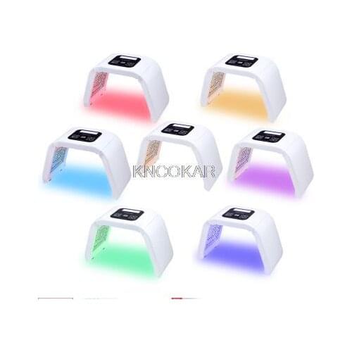 Portable LED light therapy LED skin rejuvenation device with 4 Color RED Blue Yellow Green LED light Facial cleansing instrument