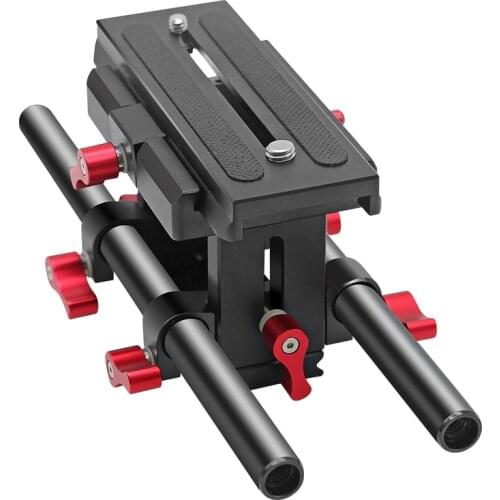 Professional Aluminum Alloy 15mm Rail Rod Camera Track Slider Photography Tripod Head Camera Cage Base Stand Rig Stand