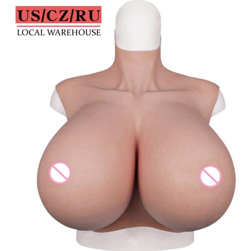 Super Big Z Cup Drag Queen Breastplate For Crossdresser Eyung Breast Plate Silicone Breast Forms Fake Chest Male To Female Boobs
