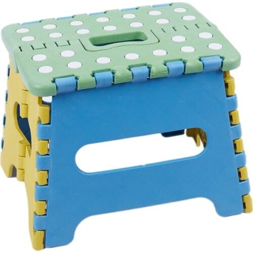 Folding stool Folding seat Folding step 22 x 17 x 18cm Plastic up to 150 Kg foldable
