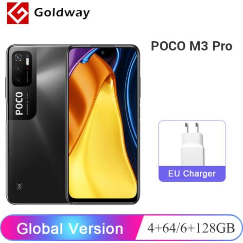 Global Version POCO M3 4GB 64GB Cellphone Snapdragon 662 Octa Core 48MP Triple Camera 6000mAh 6.53" FHD+ DotDrop display