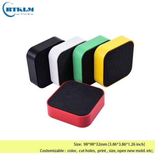 High quality Plastic box for electronic project abs housing instrument case diy junction box small desktop box 98*98*32mm
