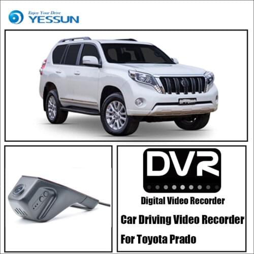 YESSUN for Toyota Prado Car Front Dash Camera CAM / For iPhone Android APP Control DVR Driving Video Recorder Function