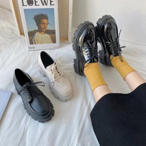 Shoes women Mary Jane shoes Japanese school uniform JK student female Kawaii Ye Luo Li Lolita round toe platform shoes party