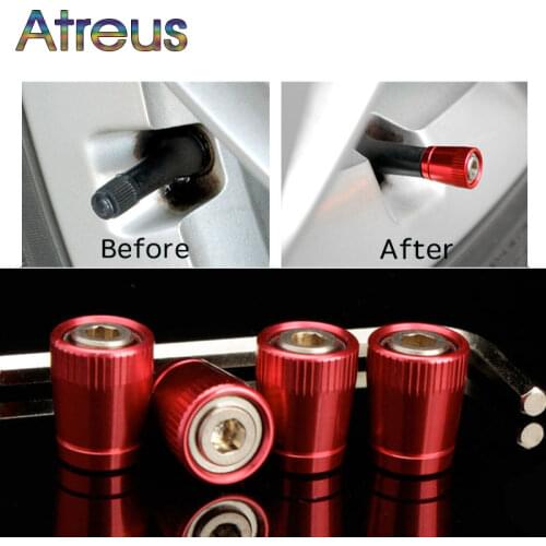 1Set Car Styling Anti-theft Car Tire Valve Caps for Renault Chevrolet cruze Opel astra h Nissan Juke Peugeot 308 407 Fiat 500