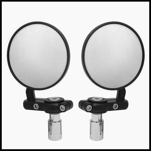 2pcs Motorcycle Mirror Round Bar End Convex Handle Bars for KTM RC200 390 C390 250 690 690 Duke 1290 SupeR R GT 200
