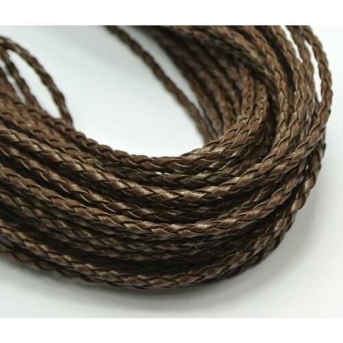 32.8 Feet Red Braided Leatheroid String Jewelry Cord 3mm