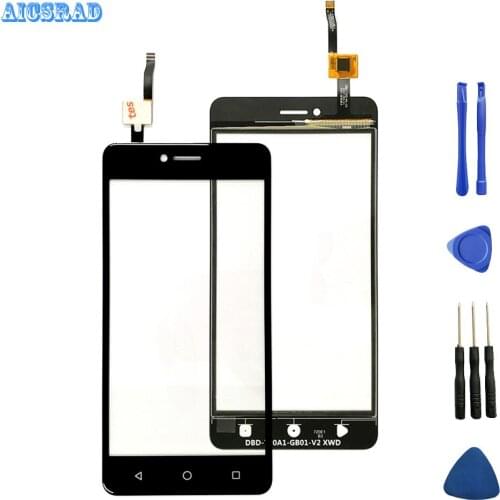 AICSRAD Phone Sensor Touch Screen For DEXP IXION ML450 Touch Screen Mobile TouchScreen Front Glass Digitizer Panel ml 450 +tools