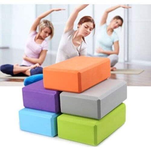 EVA Yoga Block Training Body Shaping Pilates Fitness Foam Brick Stretching Aid 77HC