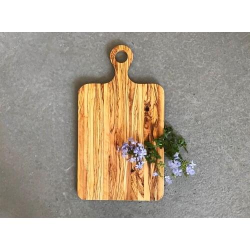 Zethome Natural Wood Handmade Milena Cutting Board Large