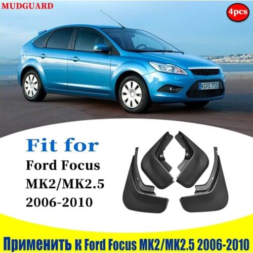 CAR Mudflaps Front Rear FOR Ford Focus MK2 MK2.5 hatchback Sedan Mudguards Fender Mud Flap Guard Splash Mudguard accessories
